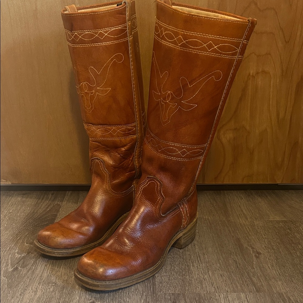 Vintage 1970’s Longhorn Camp Boots